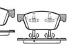 Колодки тормозные диск. перед. (Remsa) VW T5 T6 (P15403.01) WOKING P1540301 (фото 1)