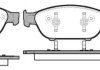 Колодки гальмівний диск. перед. (Remsa) Audi A6 A7 13>18 A8 11>18 (P15413.02) WOKING P1541302 (фото 1)