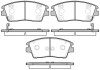 Колодки гальмівний диск. перед. (Remsa) Hyundai Tucson 1.6 15-,Hyundai Tucson 1.7 15- (P17763.02) WOKING P1776302 (фото 1)