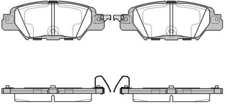 Колодки гальмівний диск. задн. (Remsa) Mazda CX-5 (11-17), (17-) (P17773.00) WOKING P1777300