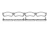 Гальмівні колодки пер. Premacy/Protege/323/626/Eunos/Xedos/MX6/Probe 92-05 WOKING P5153.04 (фото 1)