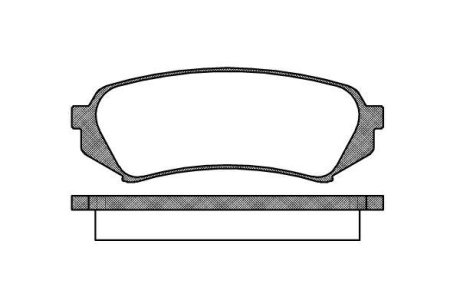 Колодки гальмівний диск. задн. (Remsa) Lexus Rx (mhu3_, gsu3_, mcu3_) 3.0 03-08 (P6063.00) WOKING P606300