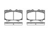 Колодки гальмівний диск. перед. (Remsa) Land Cruiser Prado (_J15_) (09-)/Mitsubishi Pajero IV (09-) (P6073.04) WOKING P607304 (фото 1)