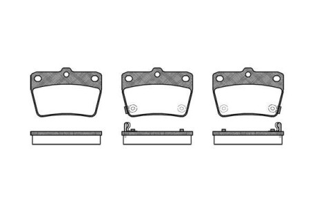 Тормозные колодки зад. RAV 4 00-05 (SUMITOMO) WOKING P9393.02