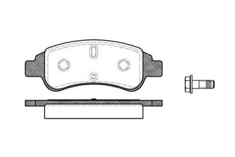 Колодки гальмівний диск. перед. (Remsa) Citroen C4 1.4 04-11,Citroen C4 1.6 04-11 (P9403.30) WOKING P940330