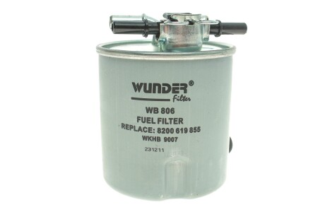 Фильтр топливный WUNDER WUNDER FILTER WB 806